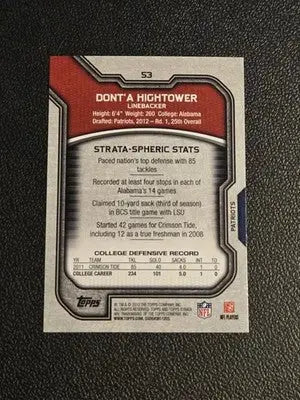 2012 Topps Strata (Retail) #53 Dont’a Hightower - Football Card Single