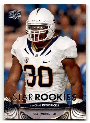 Original gloss football trading card of Mychal Kendricks California Golden Bears ID:63578