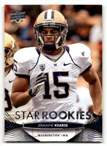 2012 Upper Deck Jermaine Kearse Washington Huskies Football Card with Original Gloss