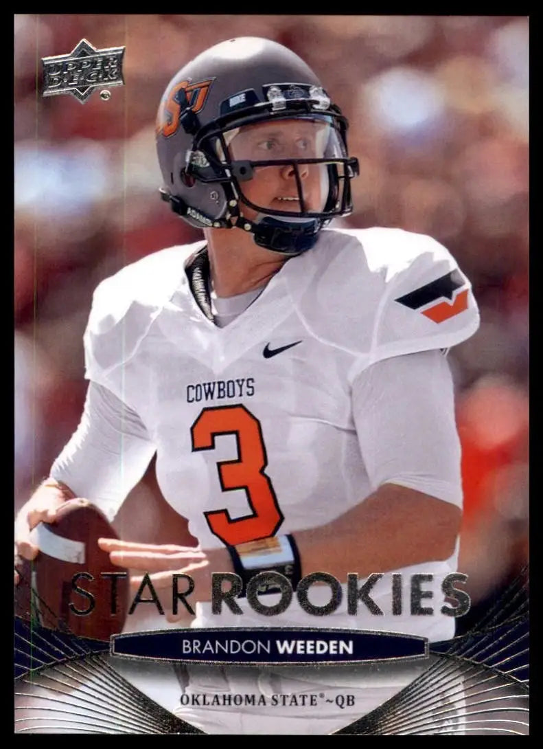 2012 Upper Deck - Star Rookies Brandon Weeden #62 (RC) - Football Card Single