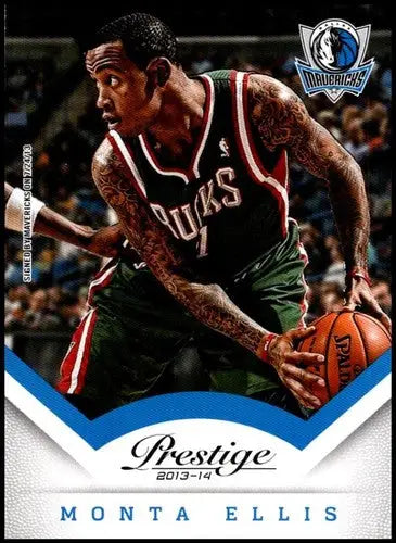 2013-14 Panini Prestige #146 Monta Ellis NM-MT Mavericks - Basketball Card Single