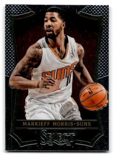 Panini Select Markieff Morris basketball card with original gloss from 2013-14 Suns series