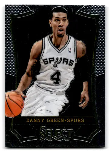 Original gloss Panini Select Danny Green basketball card from 2013-14 Spurs collection