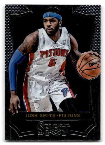 Original gloss Panini Select Josh Smith basketball card from 2013-14 Pistons collection