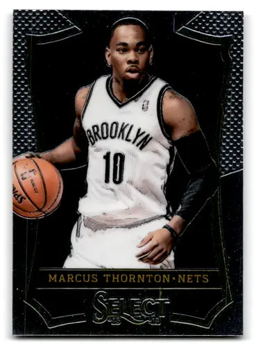 Original gloss Panini Select Marcus Thornton basketball card from 2013-14 Nets set