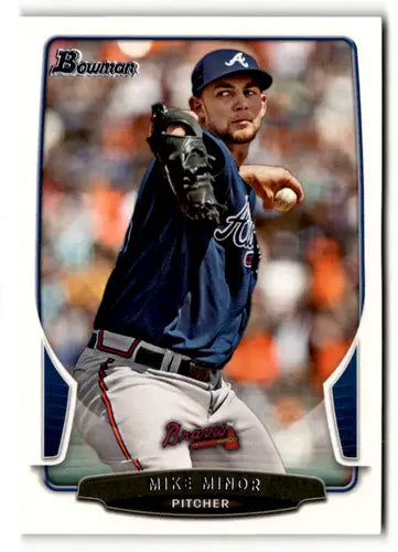 2013 Bowman #117 Mike Minor NM Near Mint Braves ID:64278 - Baseball Card Single