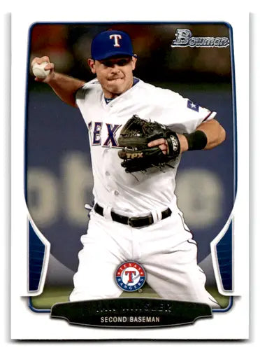 Original gloss Baseball card featuring Ian Kinsler NM-MT from 2013 Bowman #168
