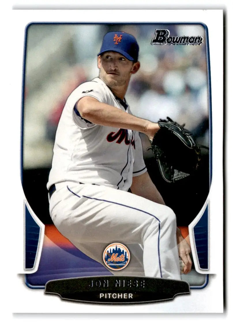 2013 Bowman #2 Jon Niese - Baseball Card Single
