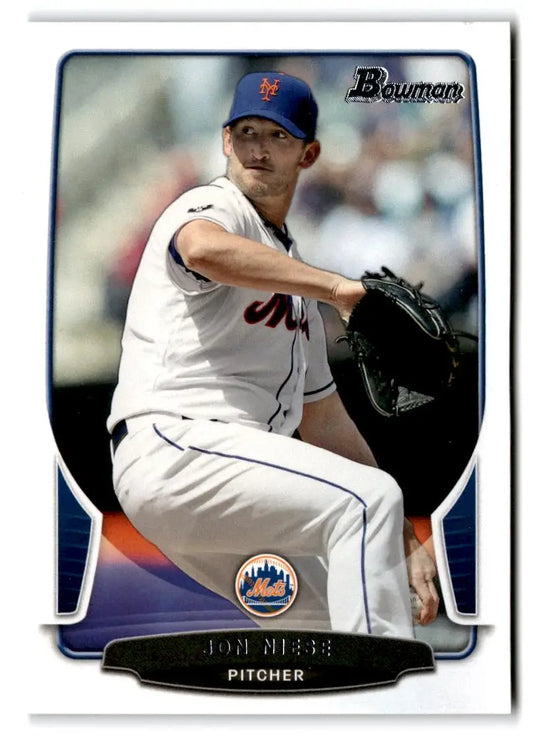 2013 Bowman #2 Jon Niese - Baseball Card Single
