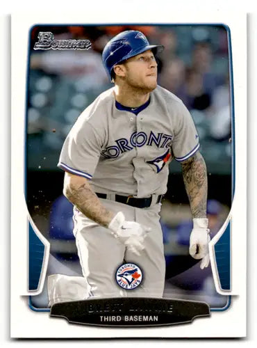 Original gloss baseball card featuring Brett Lawrie NM-MT Toronto Blue Jays player