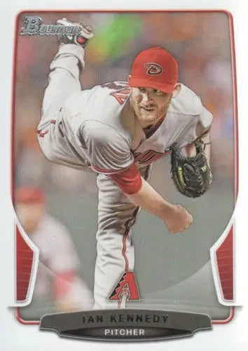 2013 Bowman Ian Kennedy baseball card with original gloss in NM-MT condition