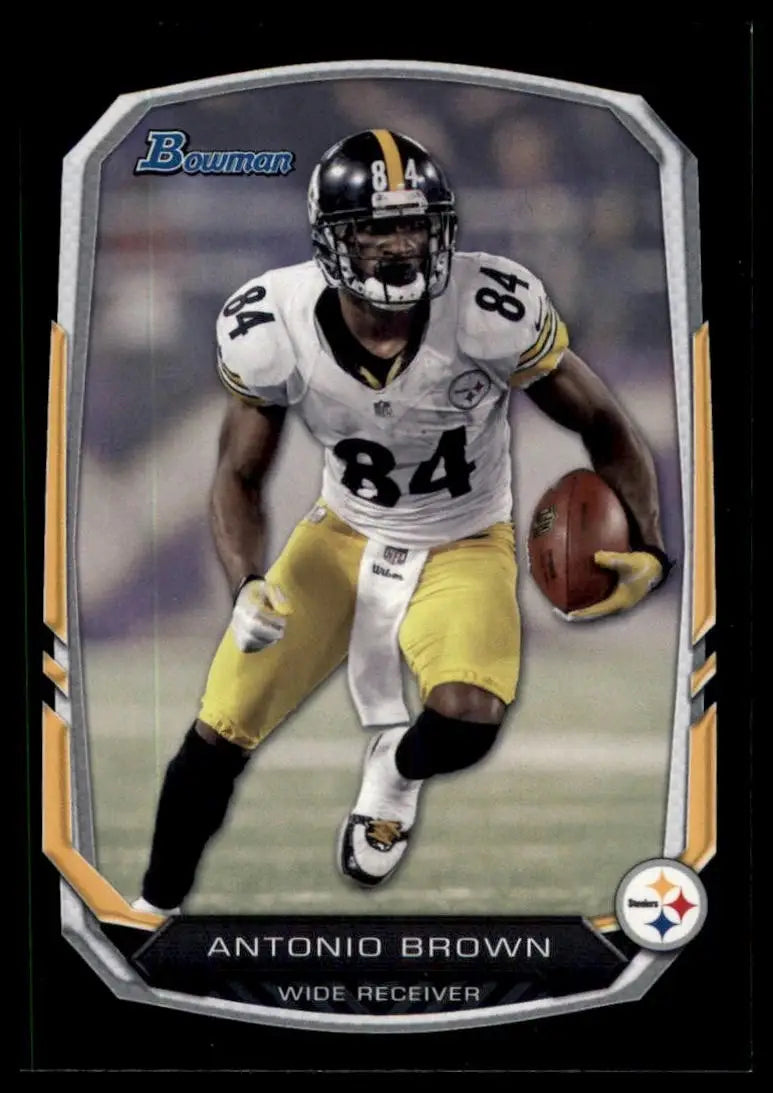2013 Bowman - Antonio Brown #7 Black - Football Card Single