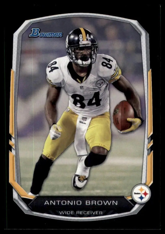 2013 Bowman - Antonio Brown #7 Black - Football Card Single
