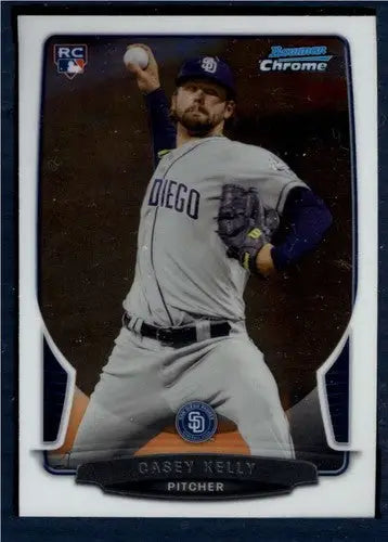 2013 Bowman Chrome Casey Kelly rookie card with original gloss Padres ID 61553