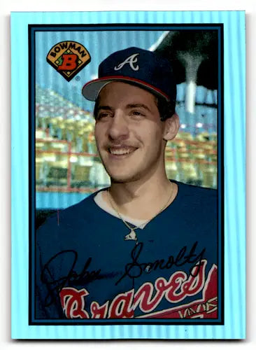 2013 Bowman Chrome Blue Sapphire Reprint #266 John Smoltz EX/NM Braves ID:64133 - Baseball Card Single