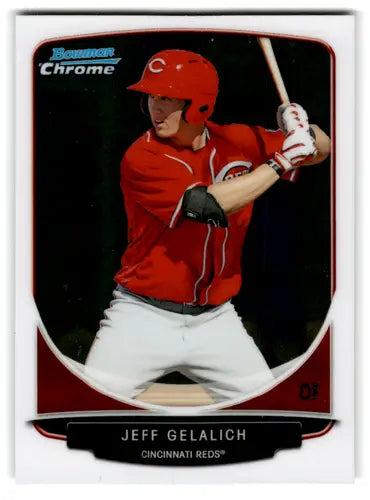 Original gloss 2013 Bowman Chrome Prospects BCP15 Jeff Gelalich baseball card NM-MT