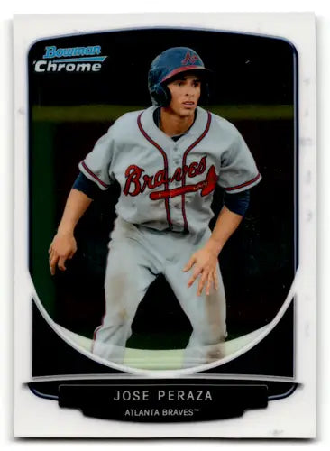 2013 Bowman Chrome Prospects #BCP36 Jose Peraza NM-MT Braves ID:62837 - Baseball Card Single