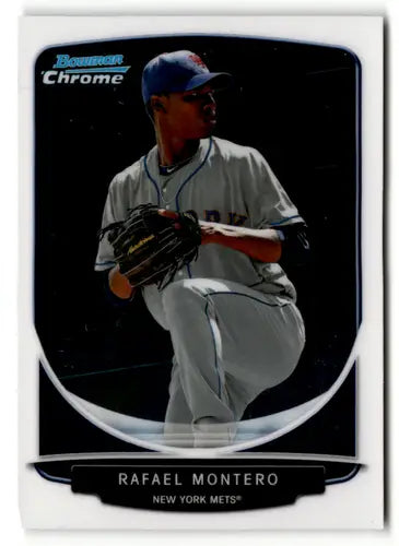 Original gloss Bowman Chrome Prospects BCP50 Rafael Montero baseball card NM Near Mint