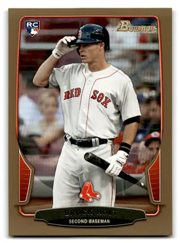 2013 Bowman Gold #217 Brock Holt NM-MT Red Sox ID:72115 - Baseball Card Single