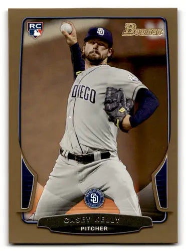 2013 Bowman Gold Casey Kelly rookie card with original gloss Padres ID 61540