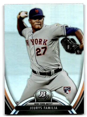 2013 Bowman Platinum #86 Jeurys Familia NM-MT RC Rookie Mets ID:71061 - Baseball Card Single