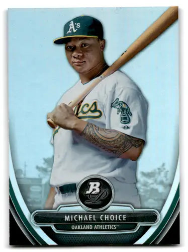 2013 Bowman Platinum Prospects BPP71 Michael Choice rookie baseball card at ID 71625