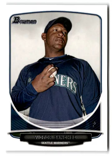 2013 Bowman Prospects BP104 Victor Sanchez Mariners baseball card NM-MT high grade