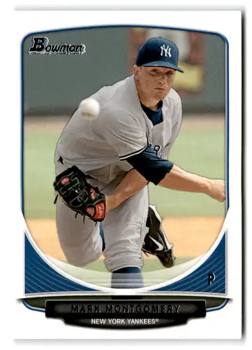 Baseball trading card of bp3 mark montgomery from Bowman Prospects series