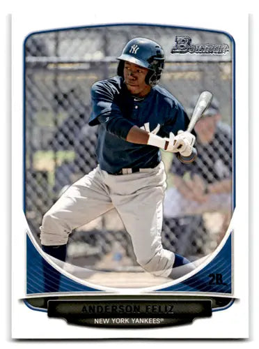 Baseball card BP69 Anderson Feliz from Bowman Prospects 2013 Yankees ID 71544