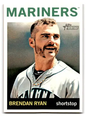 2013 Heritage Brendan Ryan #405 Seattle Mariners - Baseball Card Single