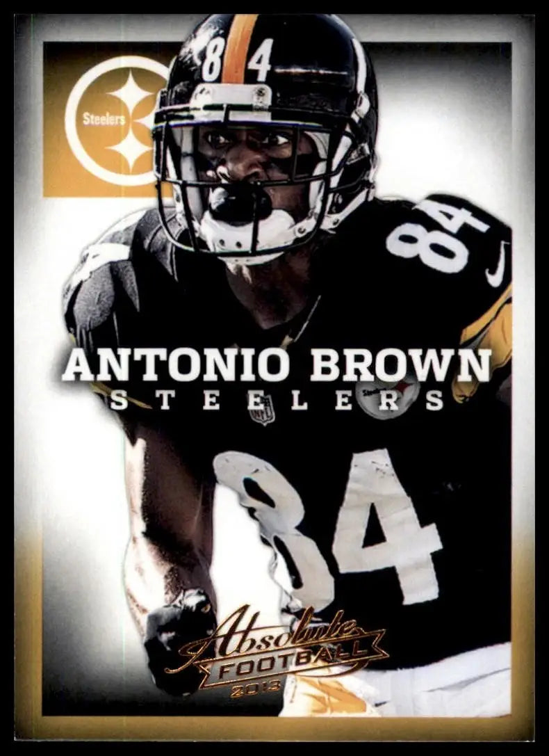 2013 Panini Absolute - Antonio Brown #77 Retail - Football Card Single
