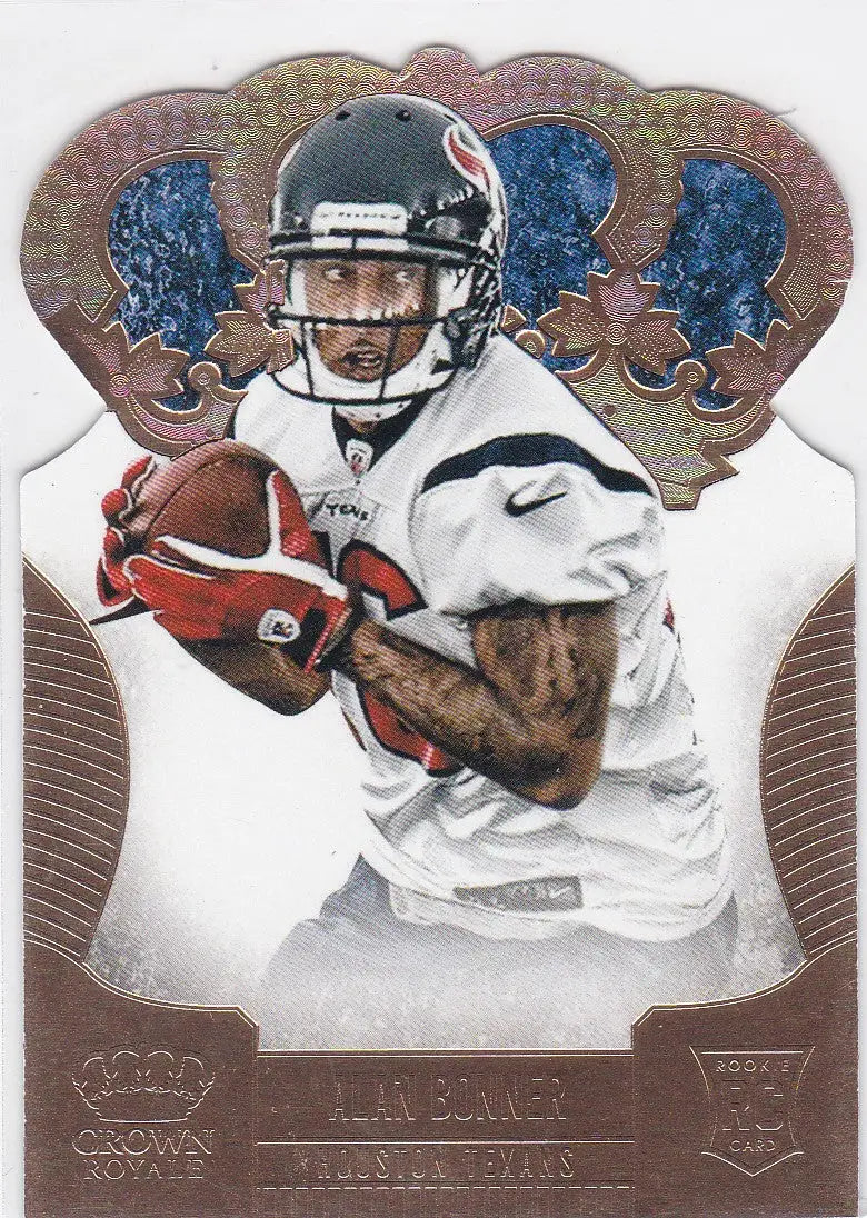 2013 Panini Crown Royale #103 Alan Bonner RC Houston Texans - Football Card Single