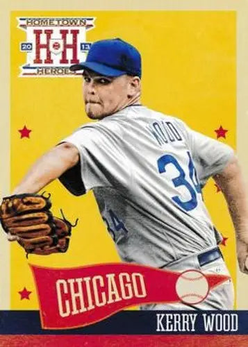 2013 Panini Hometown Heroes #1 Kerry Wood NM-MT Cubs ID:5973 ID:5973 - Baseball Card Single