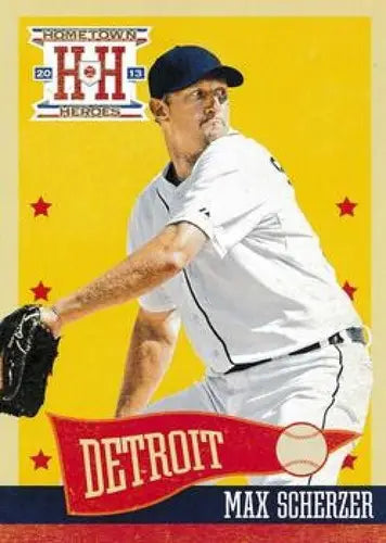 2013 Panini Hometown Heroes #102 Max Scherzer NMMT Tigers - Baseball Card Single