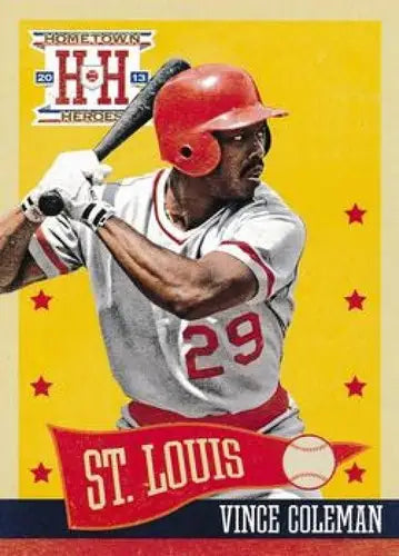 2013 Panini Hometown Heroes #11 Vince Coleman NM-MT Cardinals ID:5982 ID:5982 - Baseball Card Single