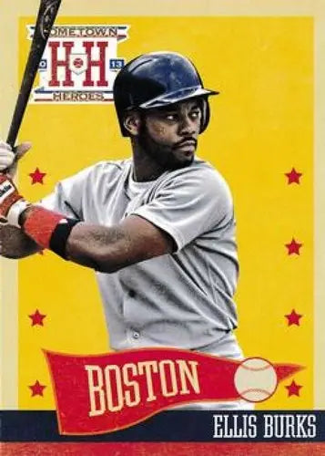 Ellis Burks baseball card from Panini Hometown Heroes 2013 NMNT with original gloss