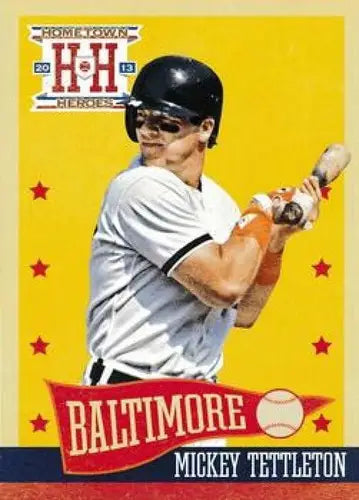 Original gloss Baseball card featuring Mickey Tettleton from Panini Hometown Heroes series
