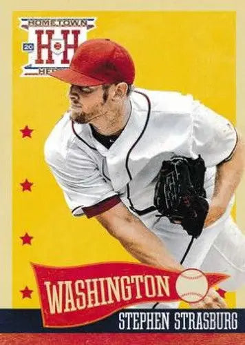 2013 Panini Hometown Heroes #187 Stephen Strasburg NMMT Nationals - Baseball Card Single