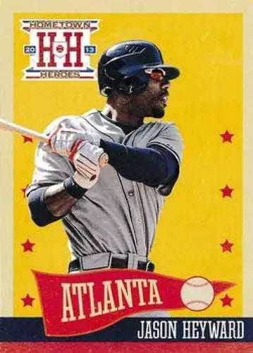 2013 Panini Hometown Heroes Jason Heyward baseball card Braves Panini Hometown