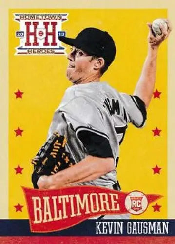 Original gloss Baseball card featuring Kevin Gausman NMMT from Panini Hometown Heroes