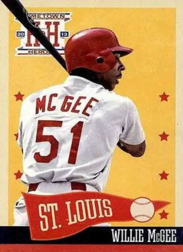 2013 Panini Hometown Heroes #252 Willie McGee NMMT Cardinals ID:6901 ID:6901 - Baseball Card Single