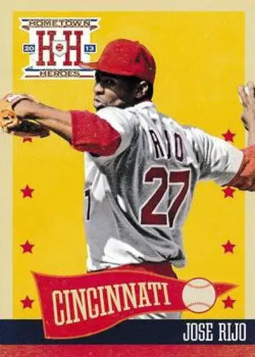 2013 Panini Hometown Heroes #4 Jose Rijo NM-MT Reds ID:5976 ID:5976 - Baseball Card Single