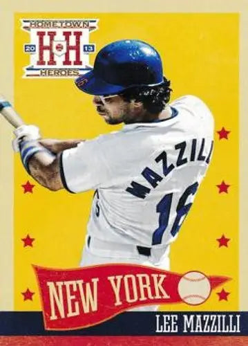 Original gloss Panini Hometown Heroes Lee Mazzilli baseball card product image