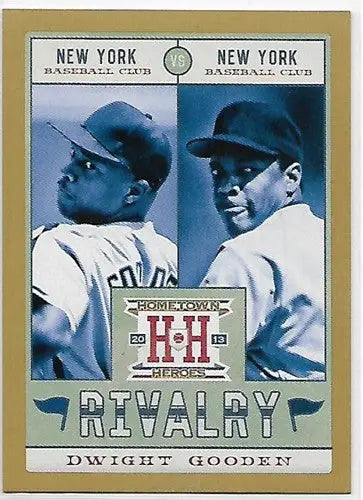 2013 Panini Hometown Heroes Rivalry Gold #6 Dwight Gooden NM-MT ID:5942 ID:5942 - Baseball Card Single