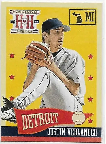 2013 Panini Hometown Heroes State Parallels #62 Justin Verlander NM-MT Tigers - Baseball Card Single