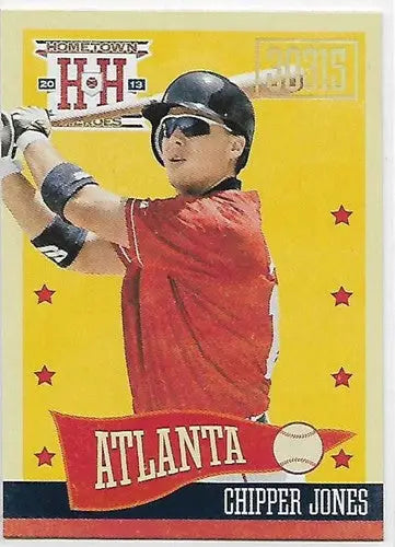 2013 Panini Hometown Heroes Zip Code Parallels #45 Chipper Jones NM-MT Braves - Baseball Card Single