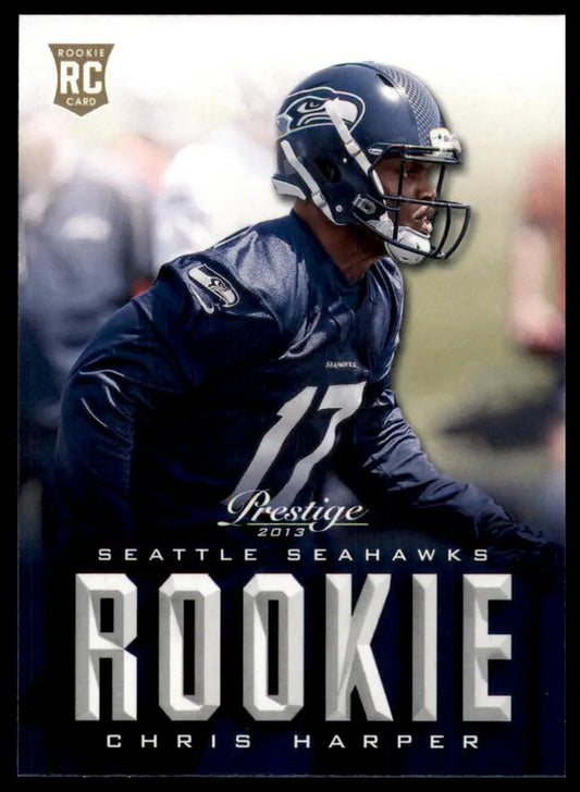 2013 Panini Prestige Chris Harper RC 213 Seattle Seahawks NM - Football Card Single