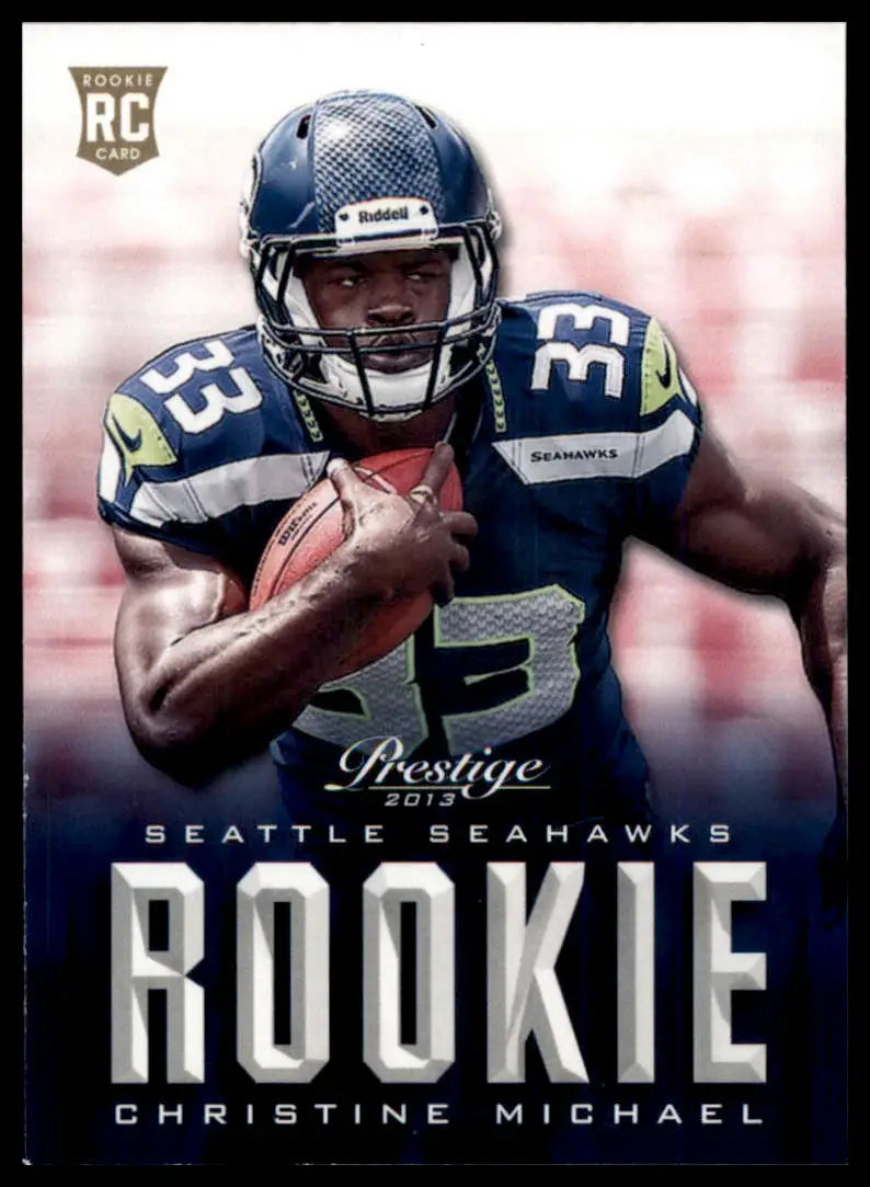 2013 Panini Prestige Christine Michael RC 214 Seattle Seahawks LP - Football Card Single