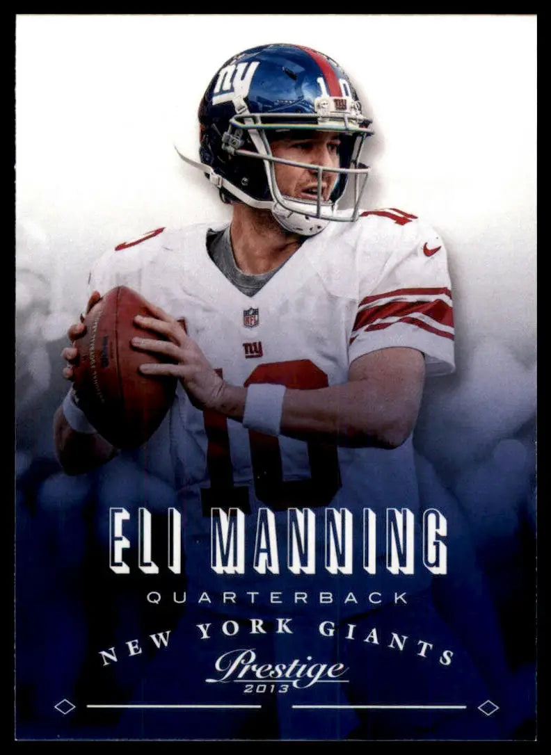 2013 Panini Prestige Eli Manning 126 New York Giants NM - Football Card Single