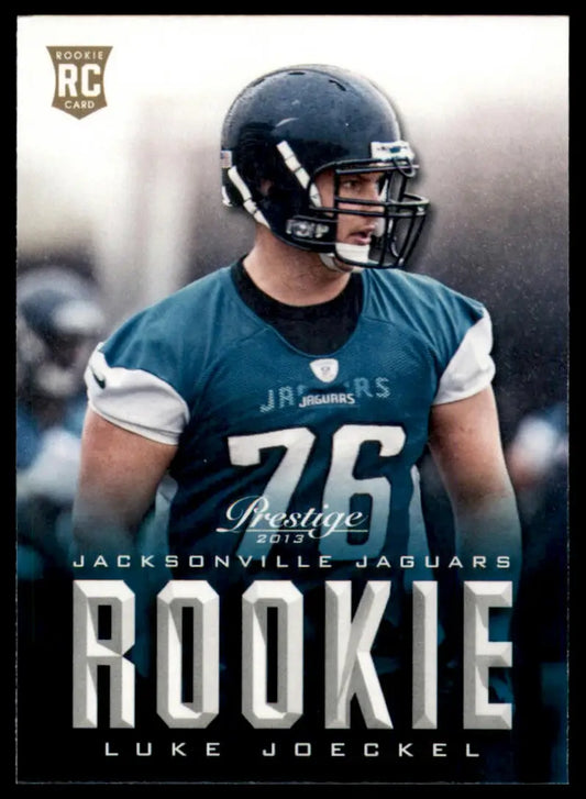 2013 Panini Prestige Luke Joeckel RC 257 Jacksonville Jaguars LP - Football Card Single
